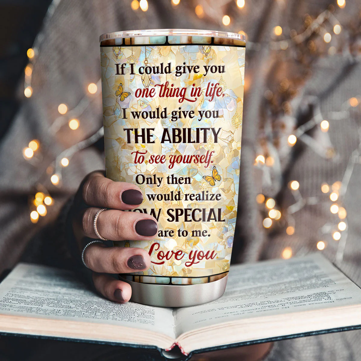 How Special You Are to Me - Personalized Stainless Steel Tumbler - Image 3