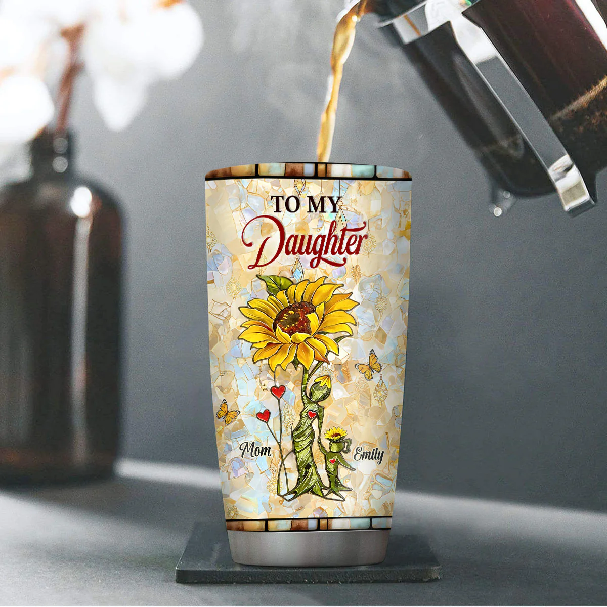 How Special You Are to Me - Personalized Stainless Steel Tumbler - Image 4
