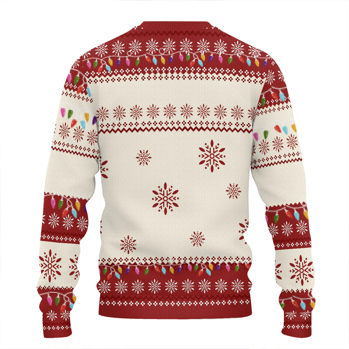 Humorous F-Caw-F For Friends Coworkers Family - Personalized Wool Sweater - Image 3