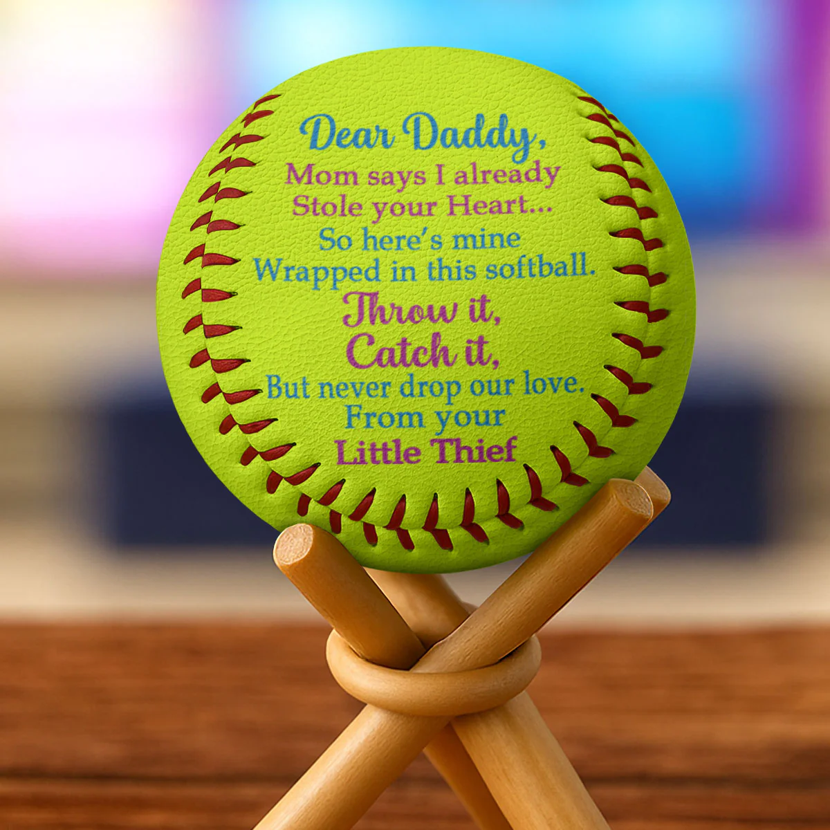 I Already Stole Your Heart - Personalized Baseball & Softball - Image 5