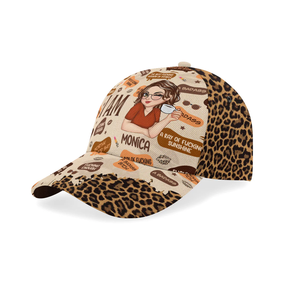 I Am A Badass - Personalized Classic Cap - Image 2