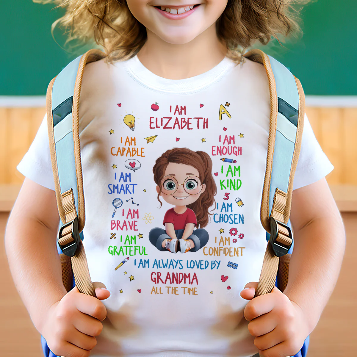 I Am Always Loved - Personalized Kid T-Shirt