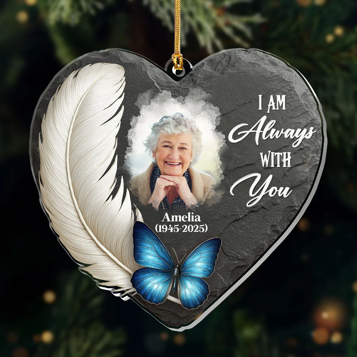 I Am Always With You - Personalized 1-Layer Acrylic Ornament