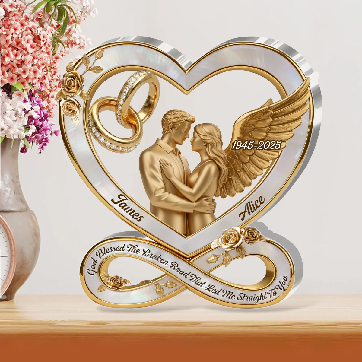 I Am Always With You - Personalized Custom Shaped Acrylic Plaque - Image 2
