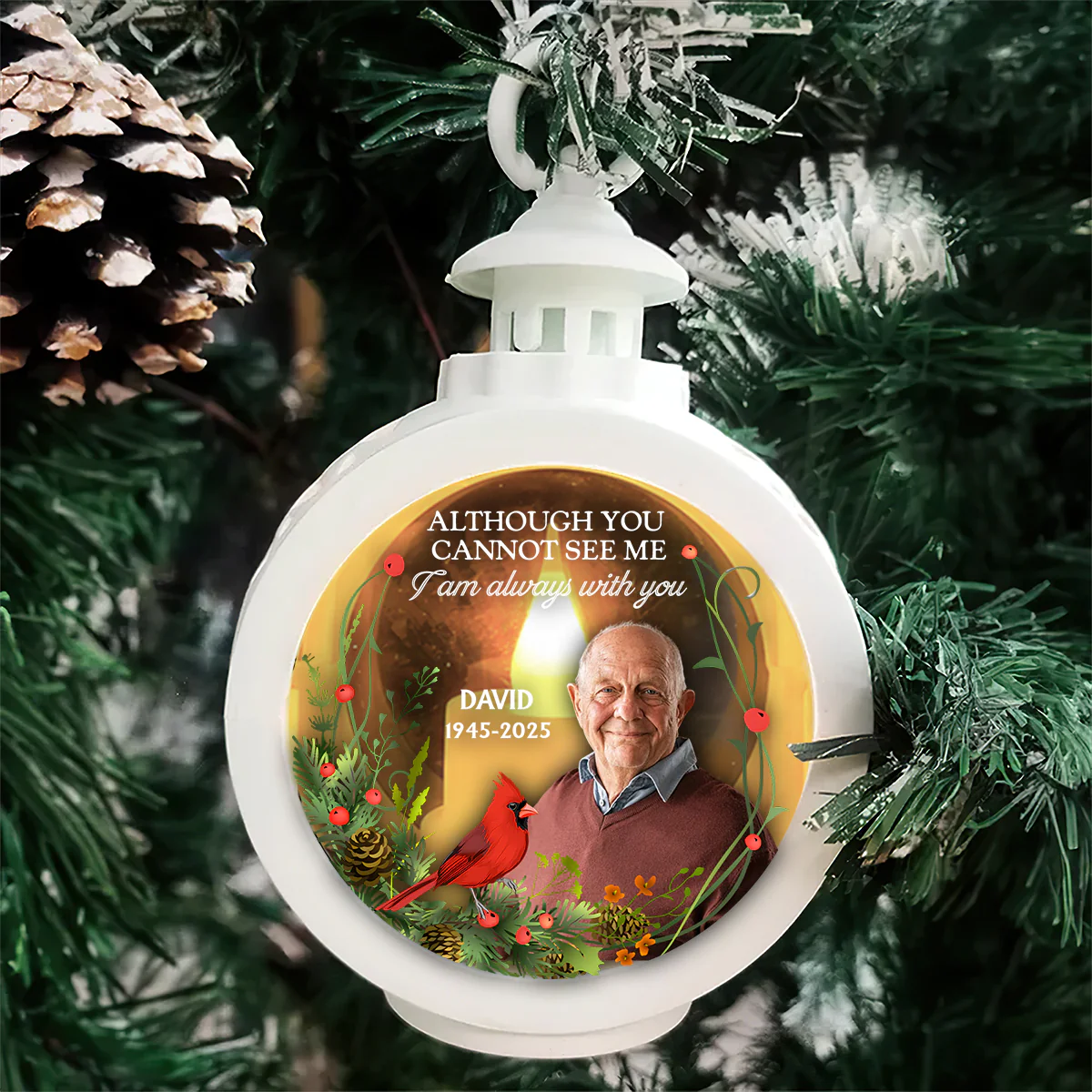 I Am Always With You - Personalized Lantern Night Light - Image 2