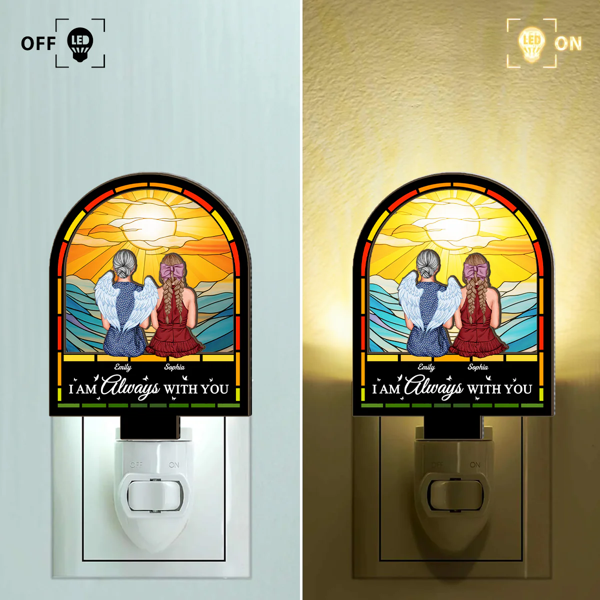 I Am Always With You - Personalized Plug-in Night Light