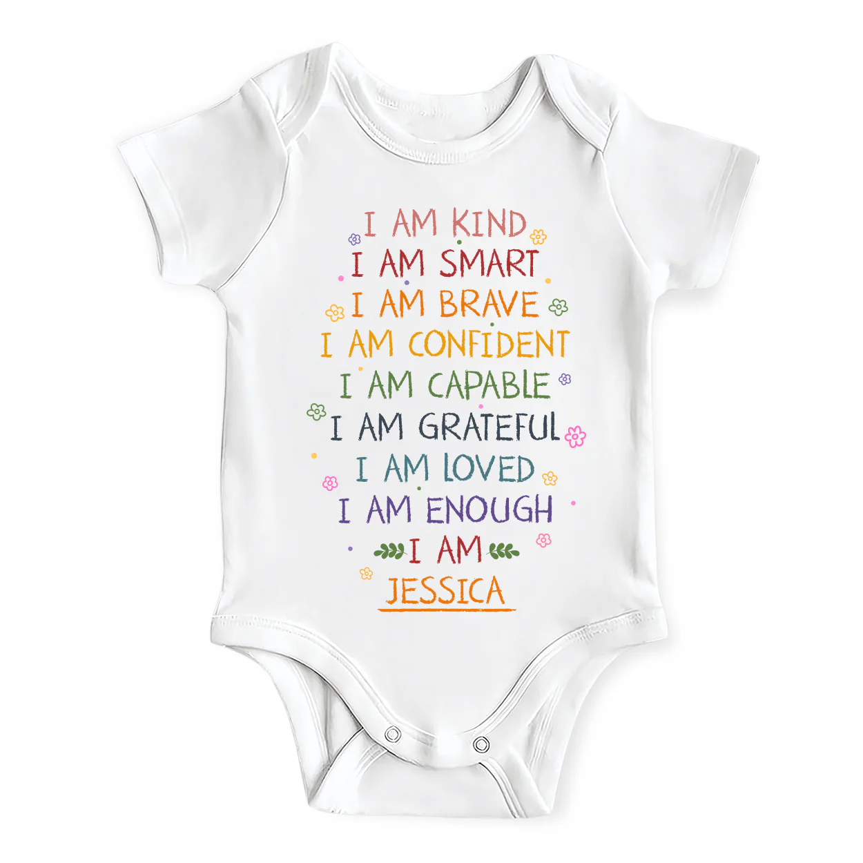 I Am - Personalized Baby Onesie