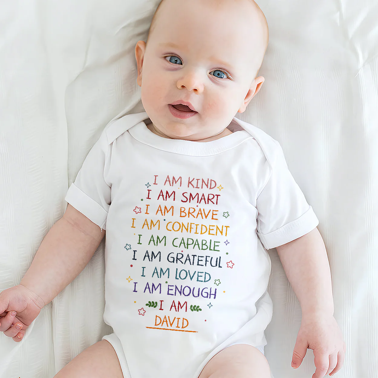 I Am - Personalized Baby Onesie - Image 3