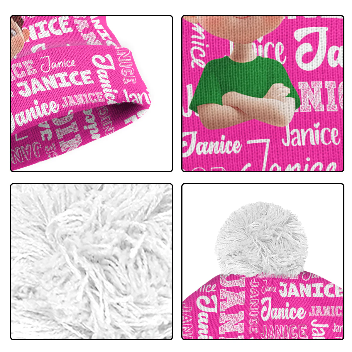 I Am - Personalized Bobble Beanie Hat - Image 5