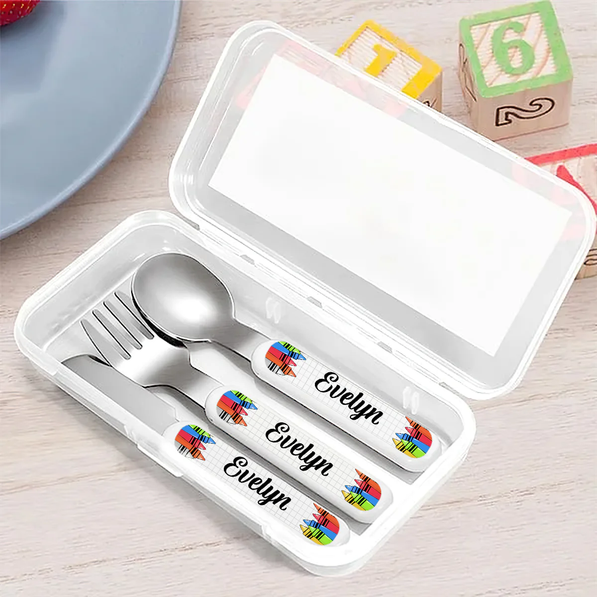 I Am Ready To Crush - Personalized Cutlery Set - Image 3