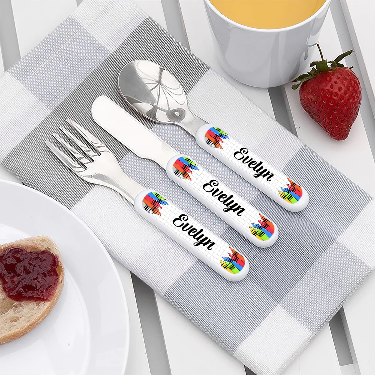 I Am Ready To Crush - Personalized Cutlery Set - Image 4