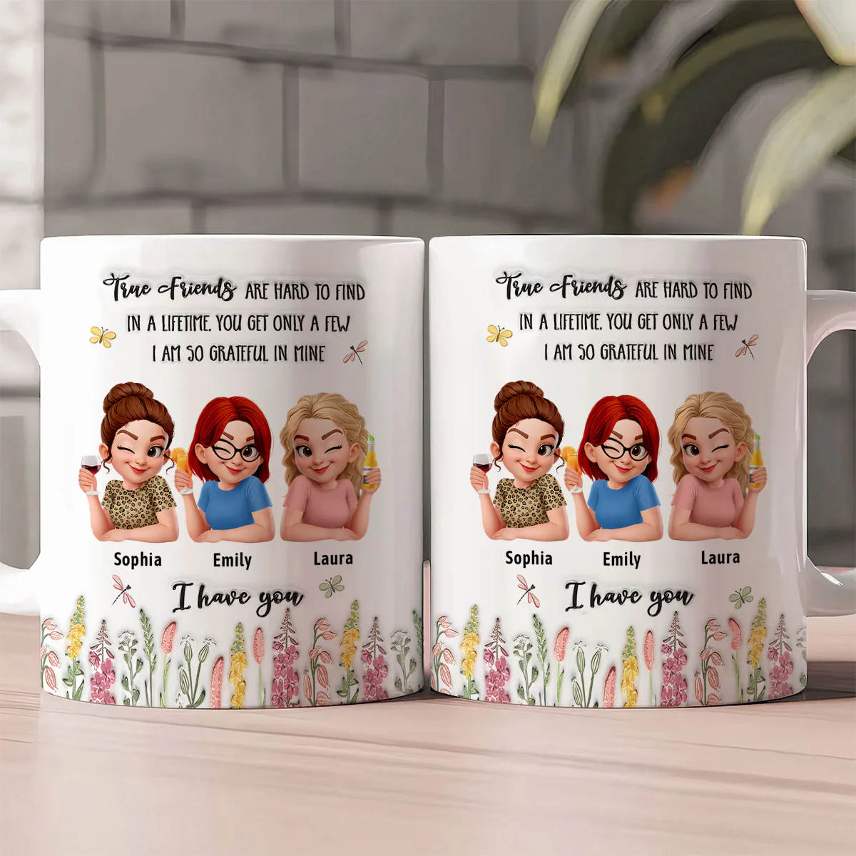 I Am So Grateful - Personalized Ceramic Coffee Mug - Image 2