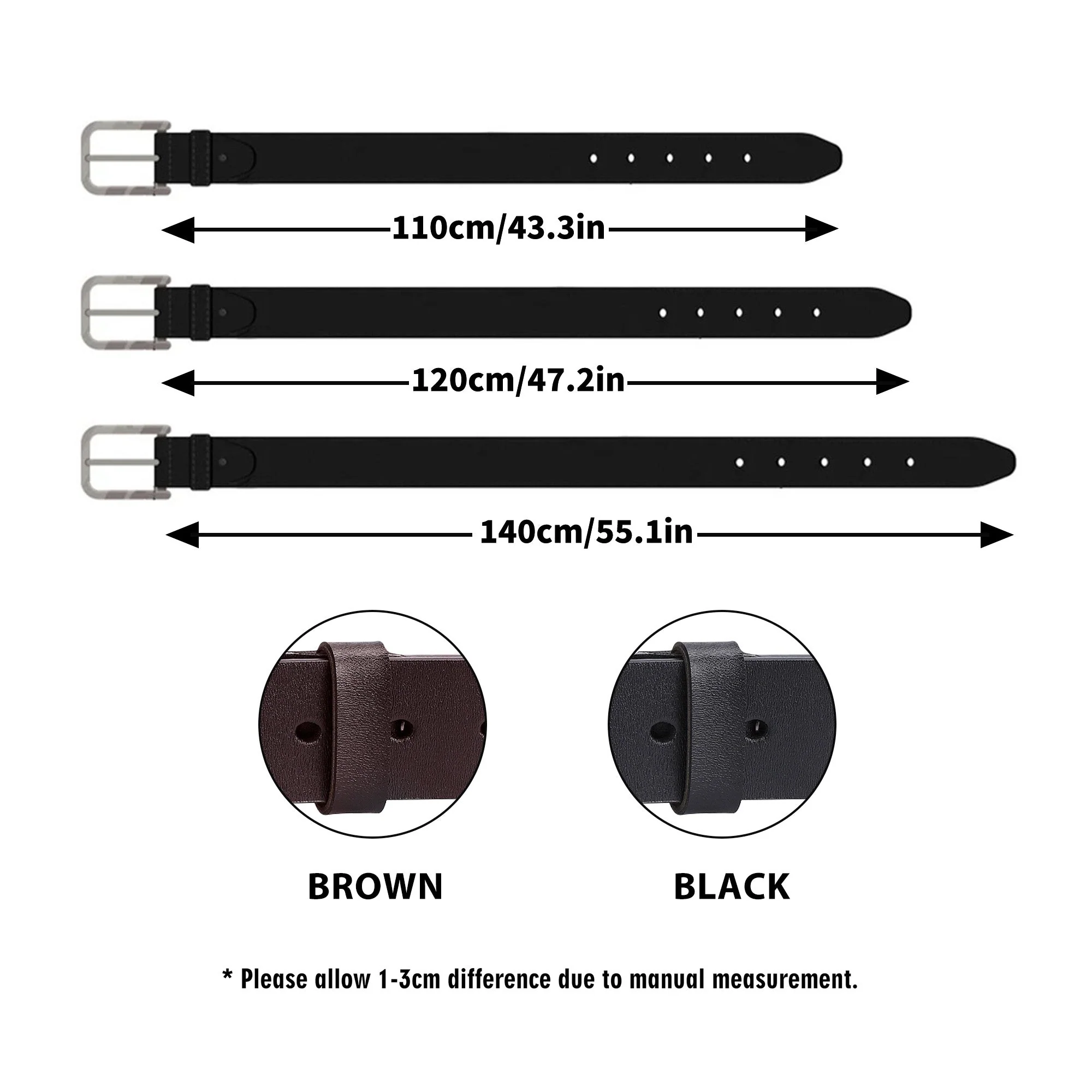 I Am The - Personalized Engraved Leather Belt - Image 8