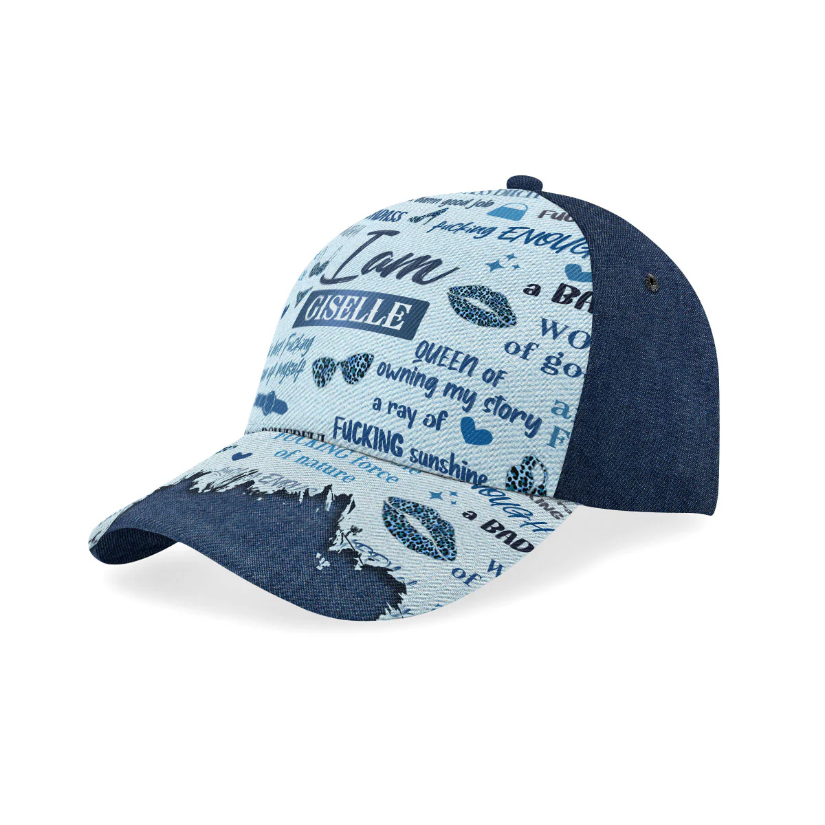 I Am Worthy Of - Personalized Classic Cap - Image 2