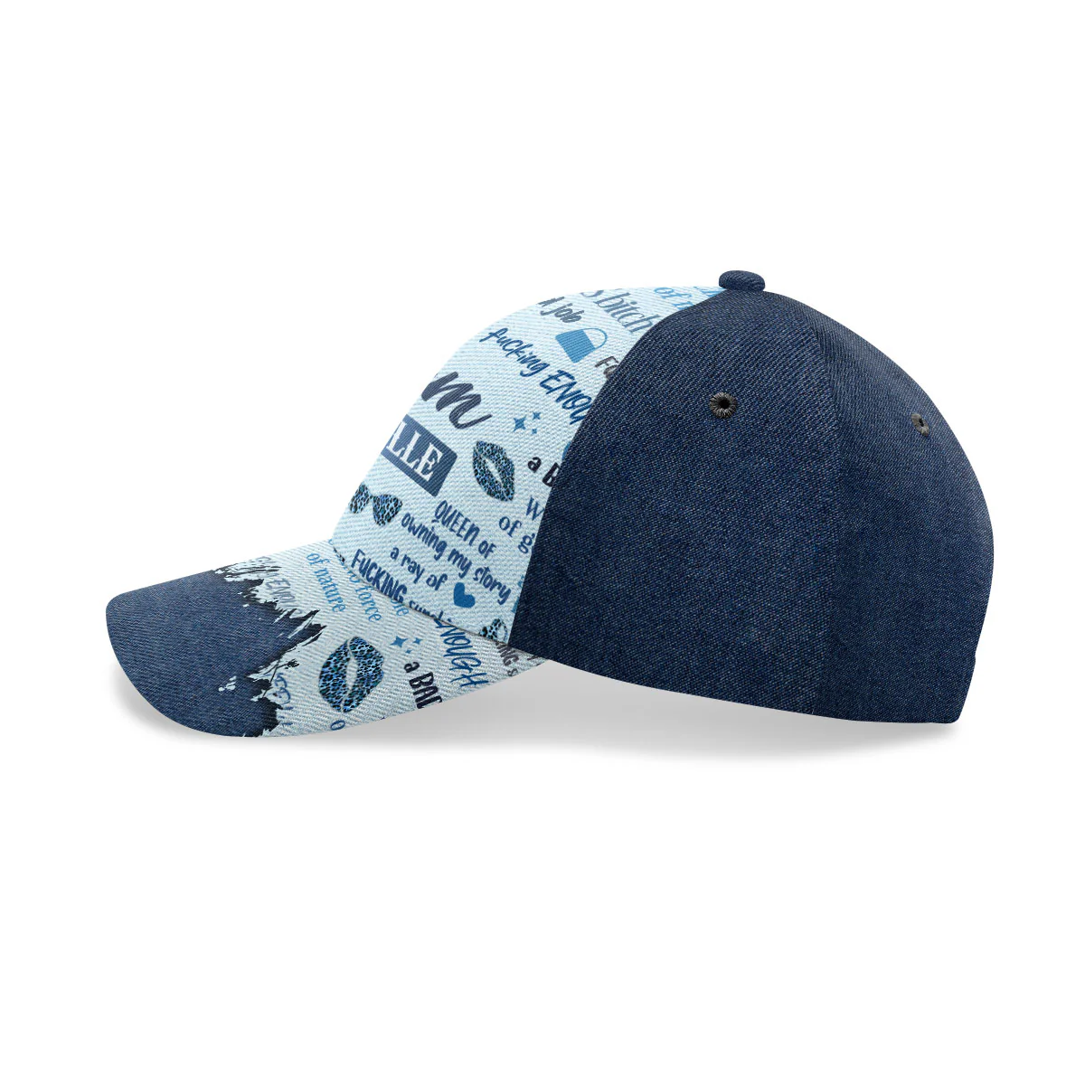 I Am Worthy Of - Personalized Classic Cap - Image 3