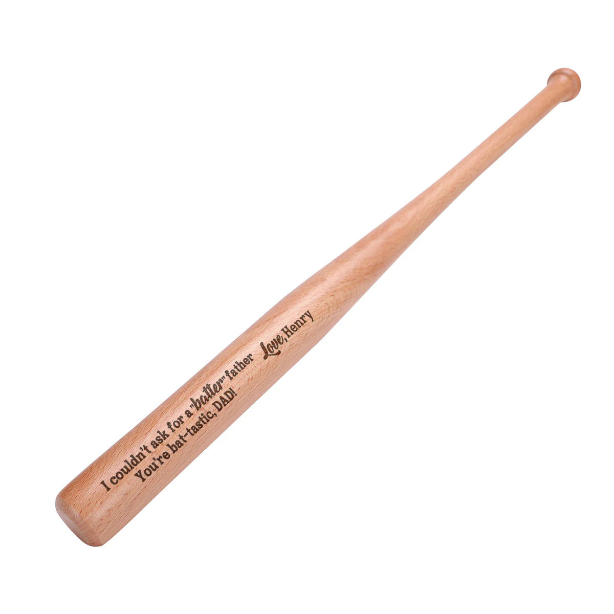 I Couldn't Ask For A "Batter" Father - Personalized Baseball Bat