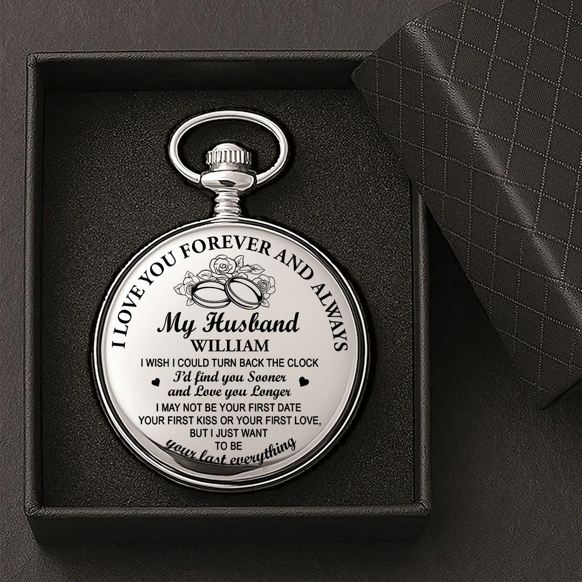 I’d Find You Sooner And Love You Longer - Personalized Pocket Watch - Image 4
