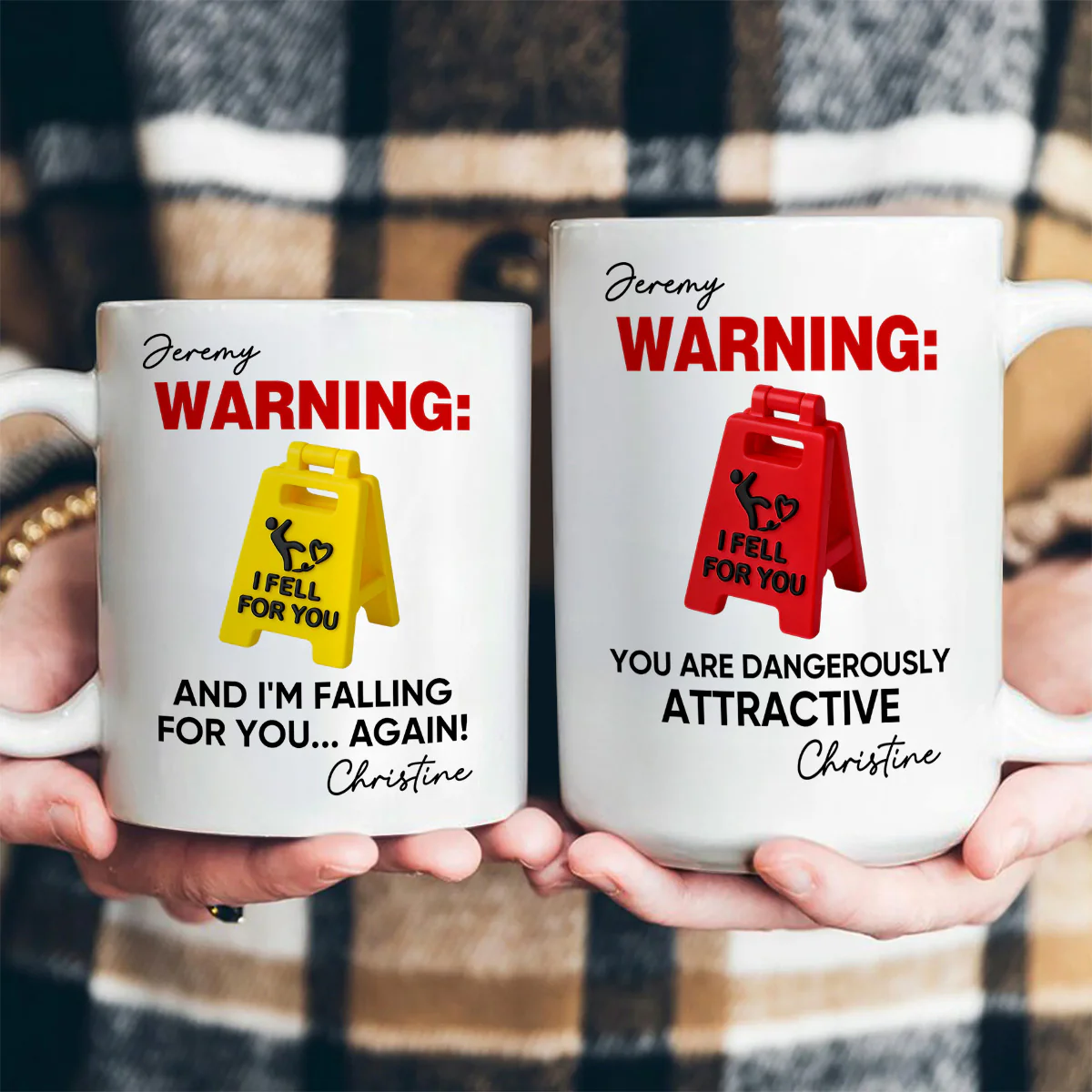 I Fell For You - Personalized Ceramic Coffee Mug - Image 5