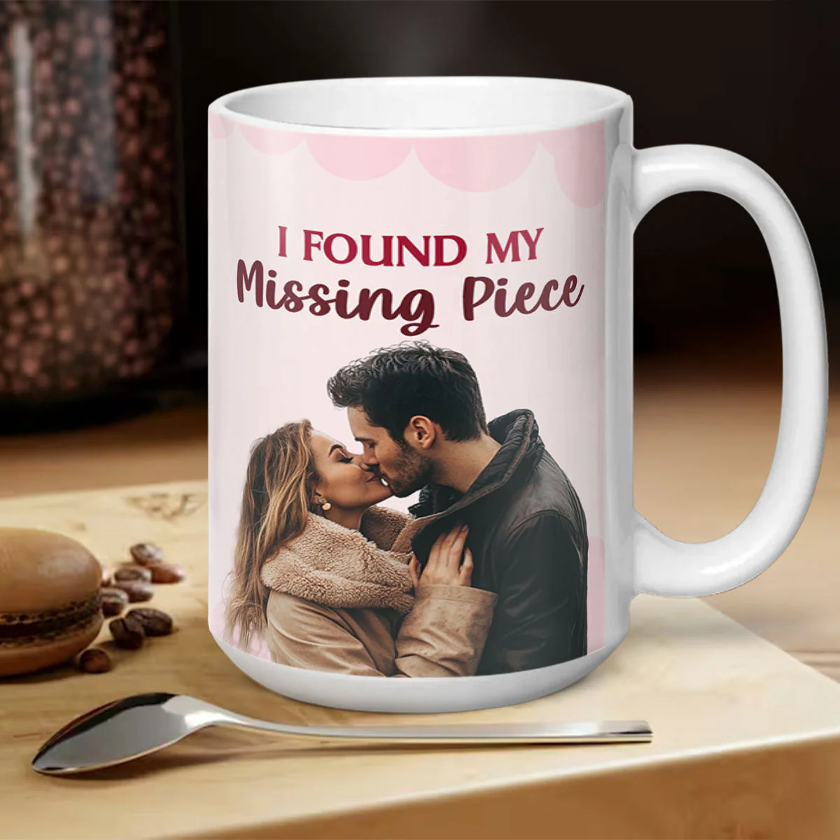 I Found My Missing Piece - Personalized Mug - Image 5