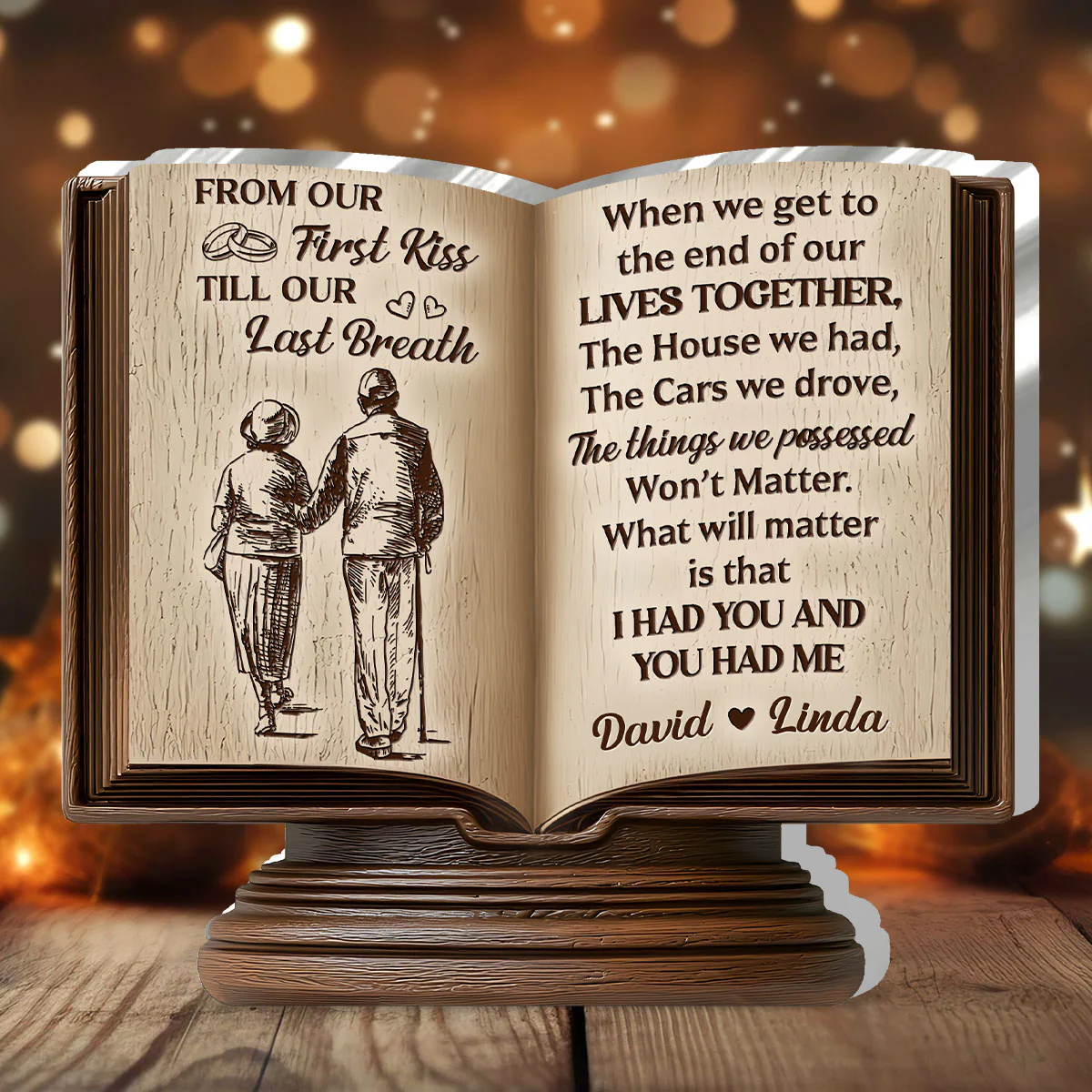 I Had You, You Had Me That’s All We Ever Needed - Personalized Custom Shaped Squared Acrylic Plaque - Image 4