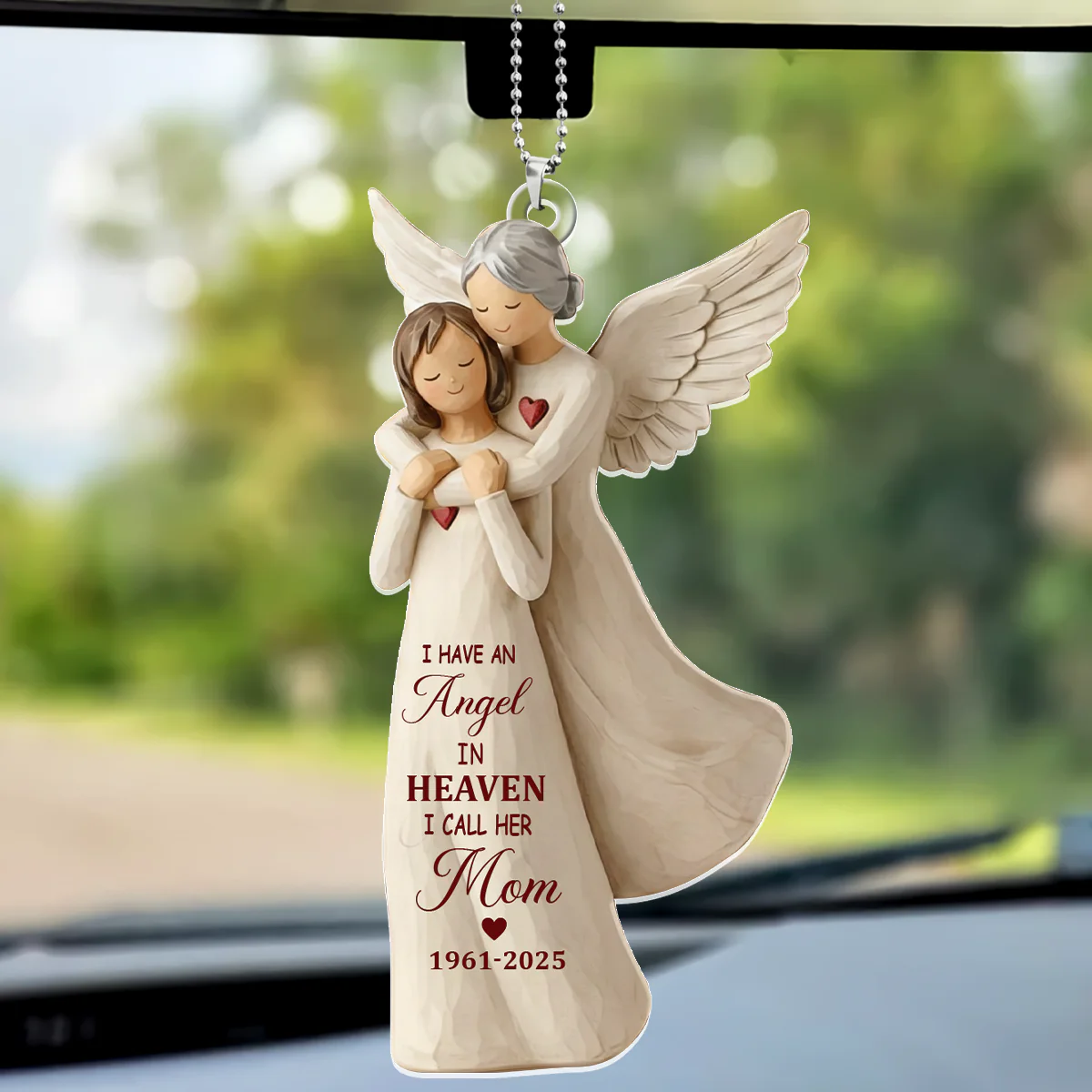 I Have An Angel In Heaven - Personalized Car Acrylic Hanging Ornament
