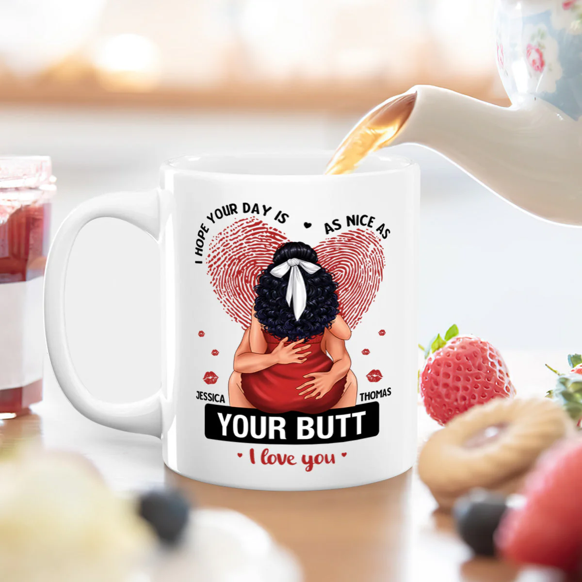 I Hope Your Day Is Nice - Personalized Mug - Image 4