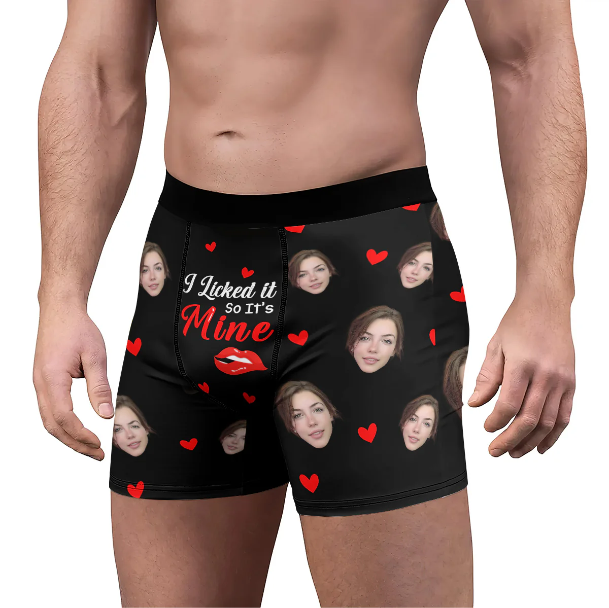 I Licked It So It's Mine - Personalized Men's Boxer Briefs - Image 3