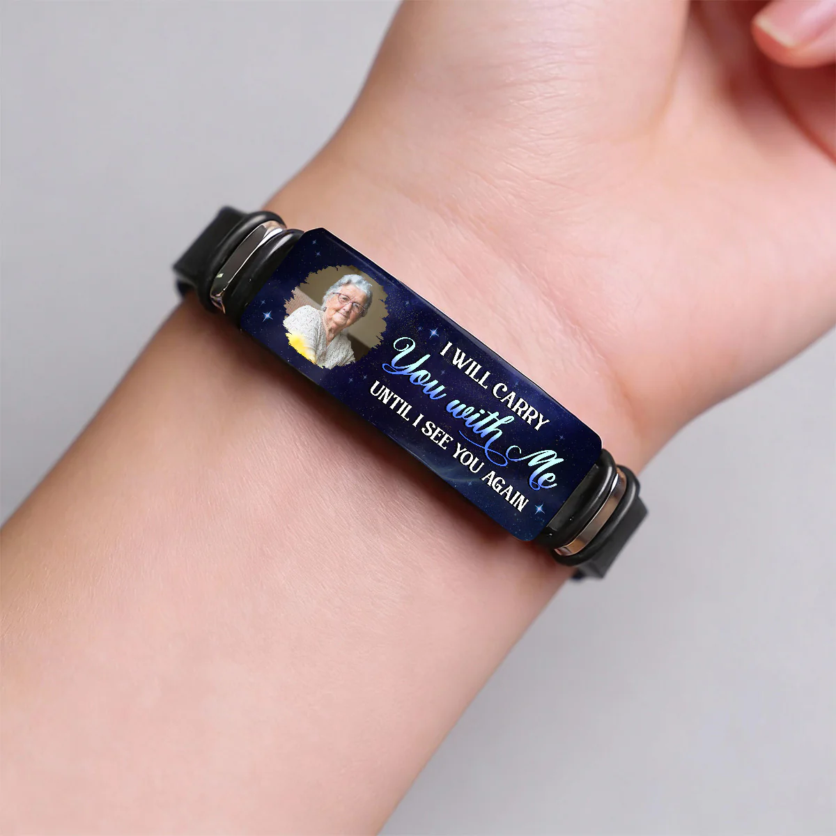 I'll Carry You With Me Until I See You Again - Personalized Bracelet - Image 6