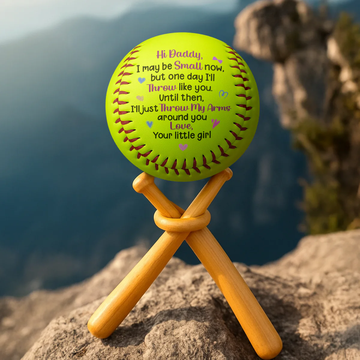 I’ll Just Throw My Arm Around You - Personalized Softball - Image 3