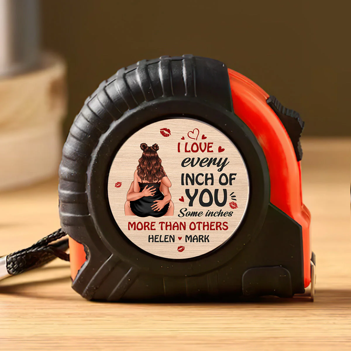 I Love Every Inch Of You - Personalized Tape Measure - Image 5