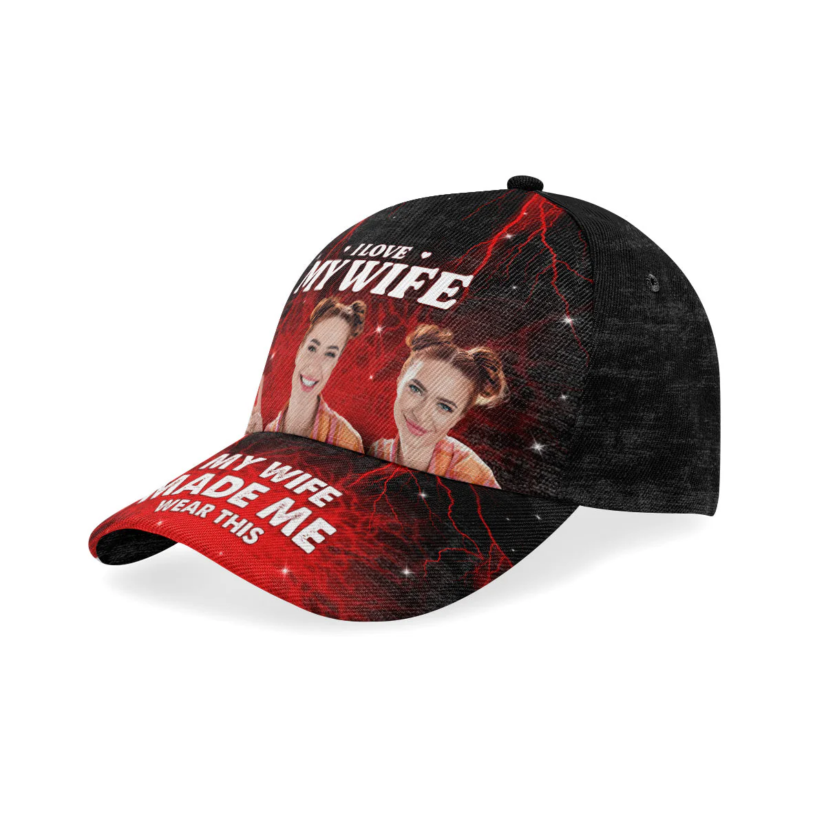 I Love My Wife Bootleg - Personalized Classic Cap - Image 2