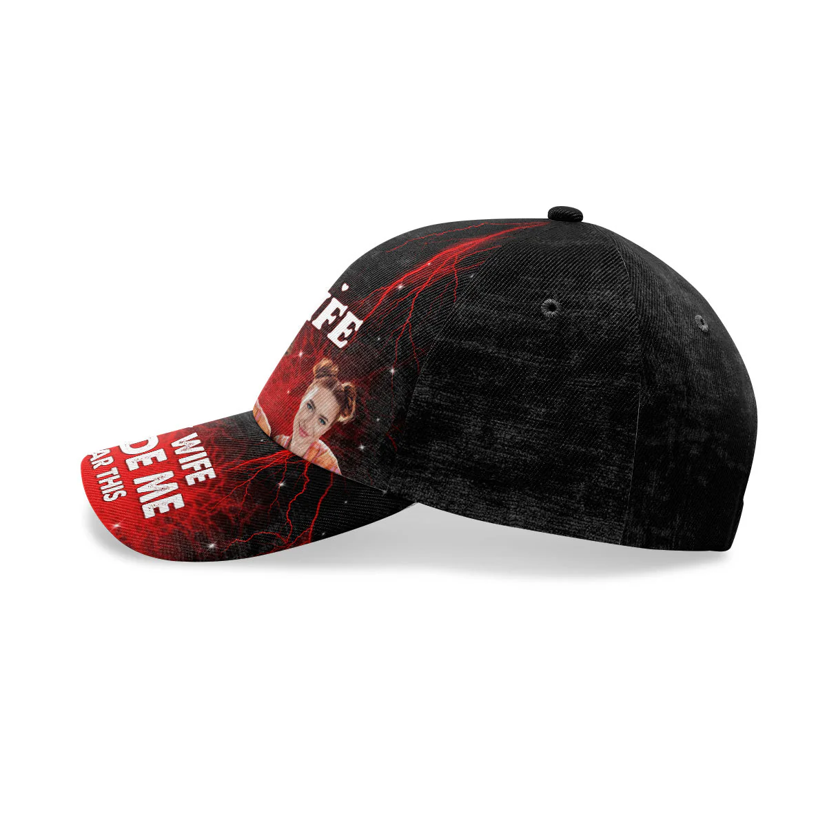 I Love My Wife Bootleg - Personalized Classic Cap - Image 3
