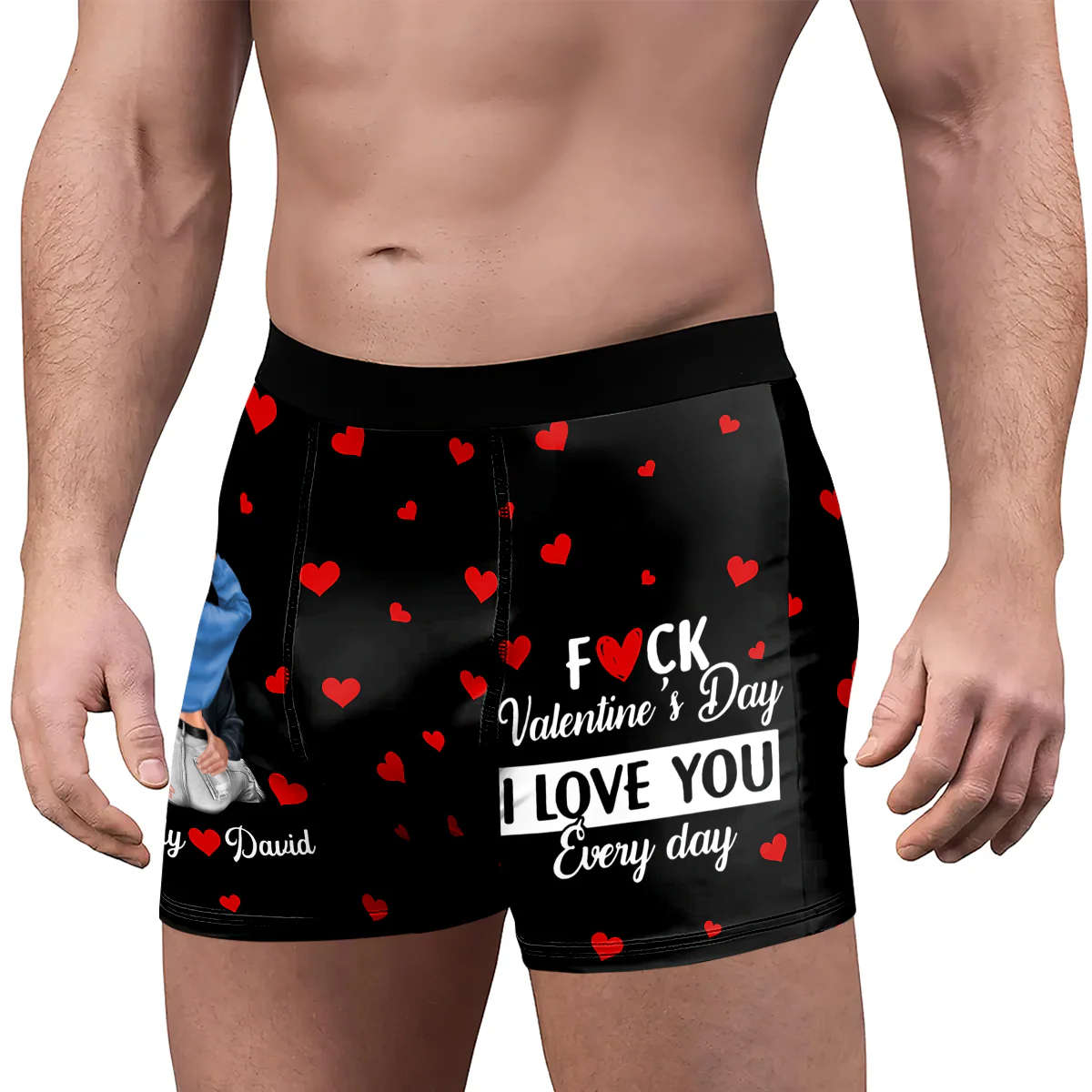I Love You Every Day - Personalized Men's Boxer Briefs - Image 3