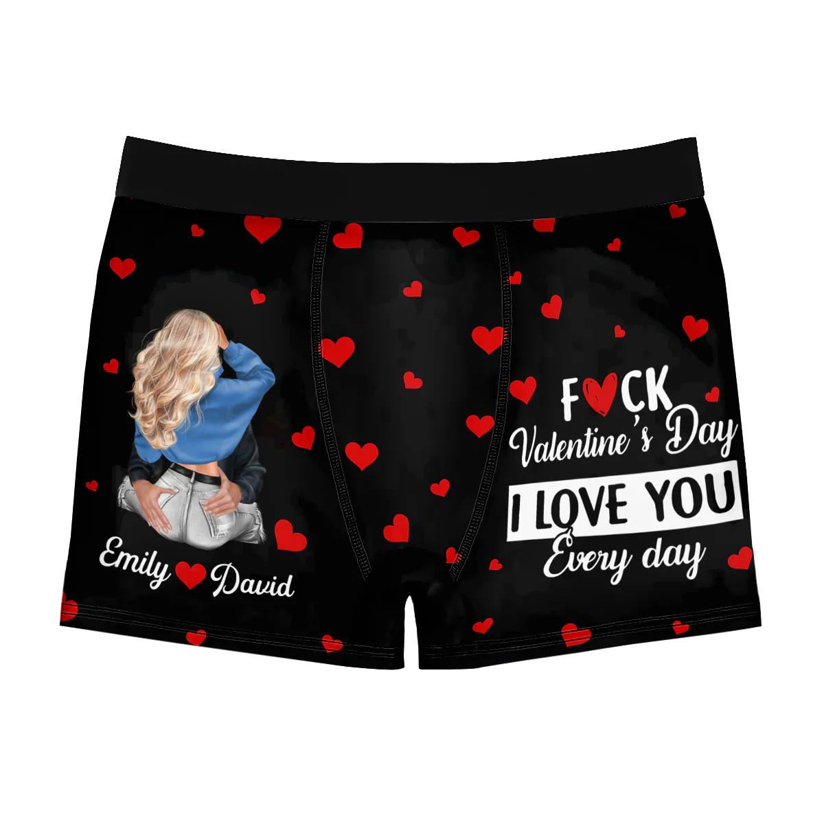 I Love You Every Day - Personalized Men's Boxer Briefs - Image 4
