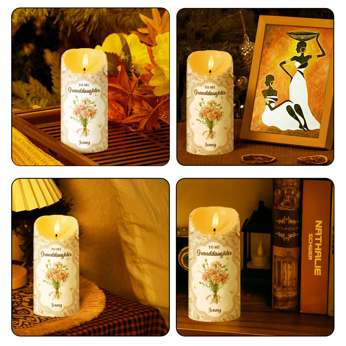 I Love You Forever - Personalized Flameless LED Candle - Image 4