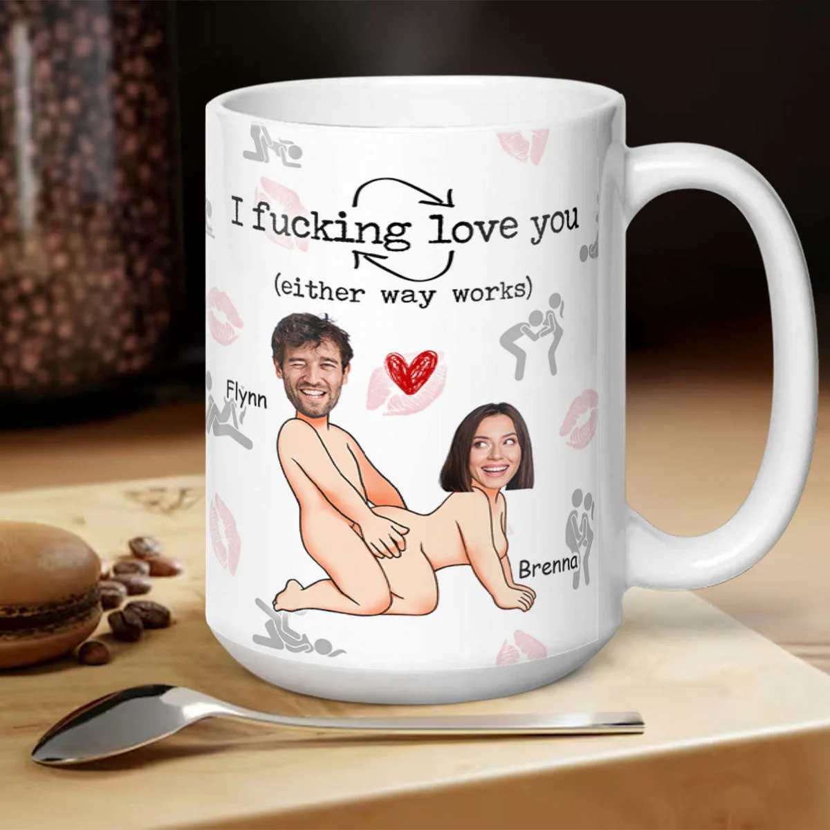 I Love You - Personalized Mug - Image 5