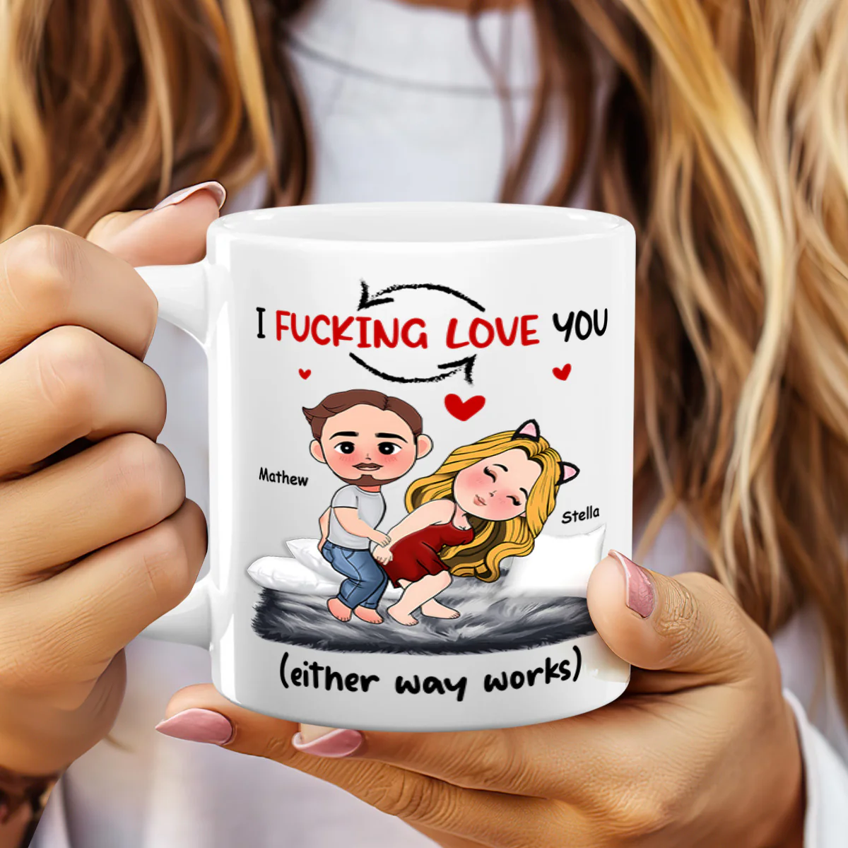 I Love You - Personalized Mug - Image 2