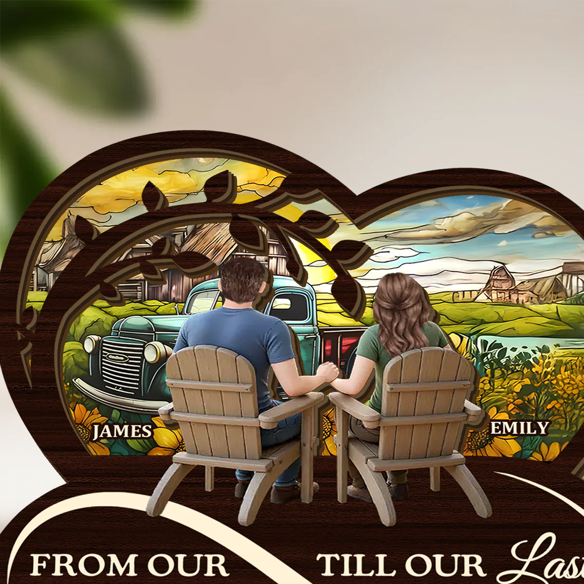 I Love You To The Moon And Back - Personalized Plug-in Night Light - Image 5