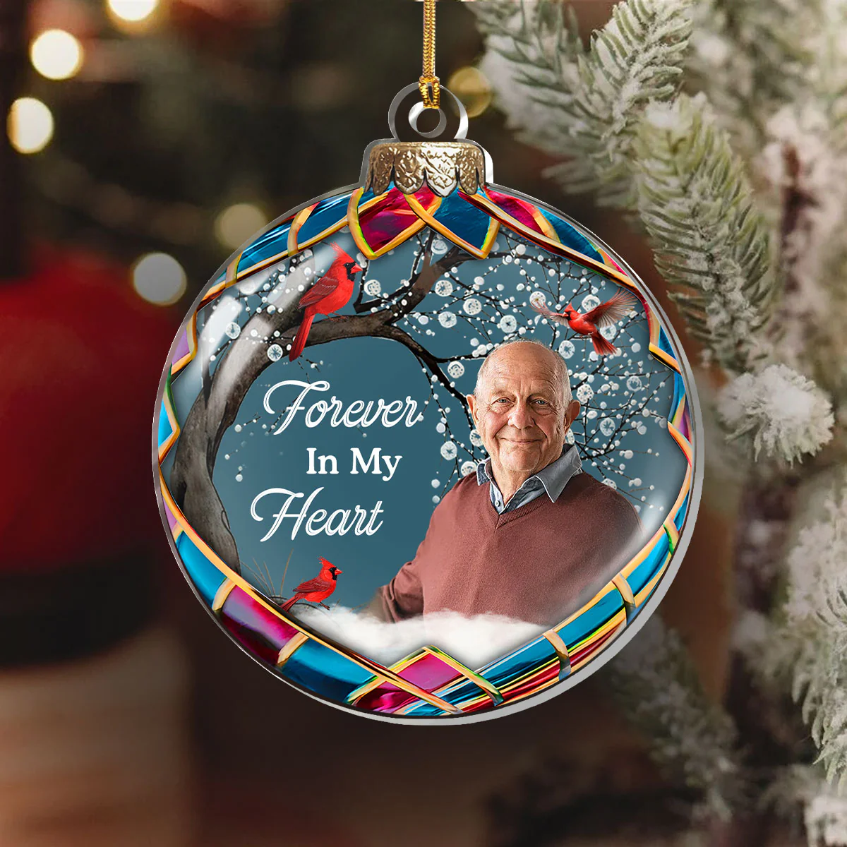 I'm Always With You - Personalized 1-Layer Acrylic Ornament - Image 6