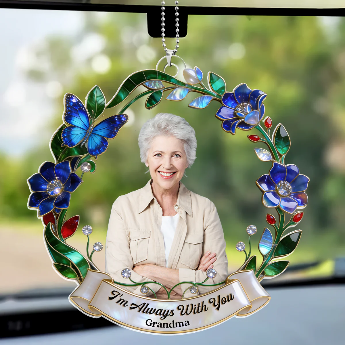 I'm Always With You - Personalized Car Acrylic Hanging Ornament