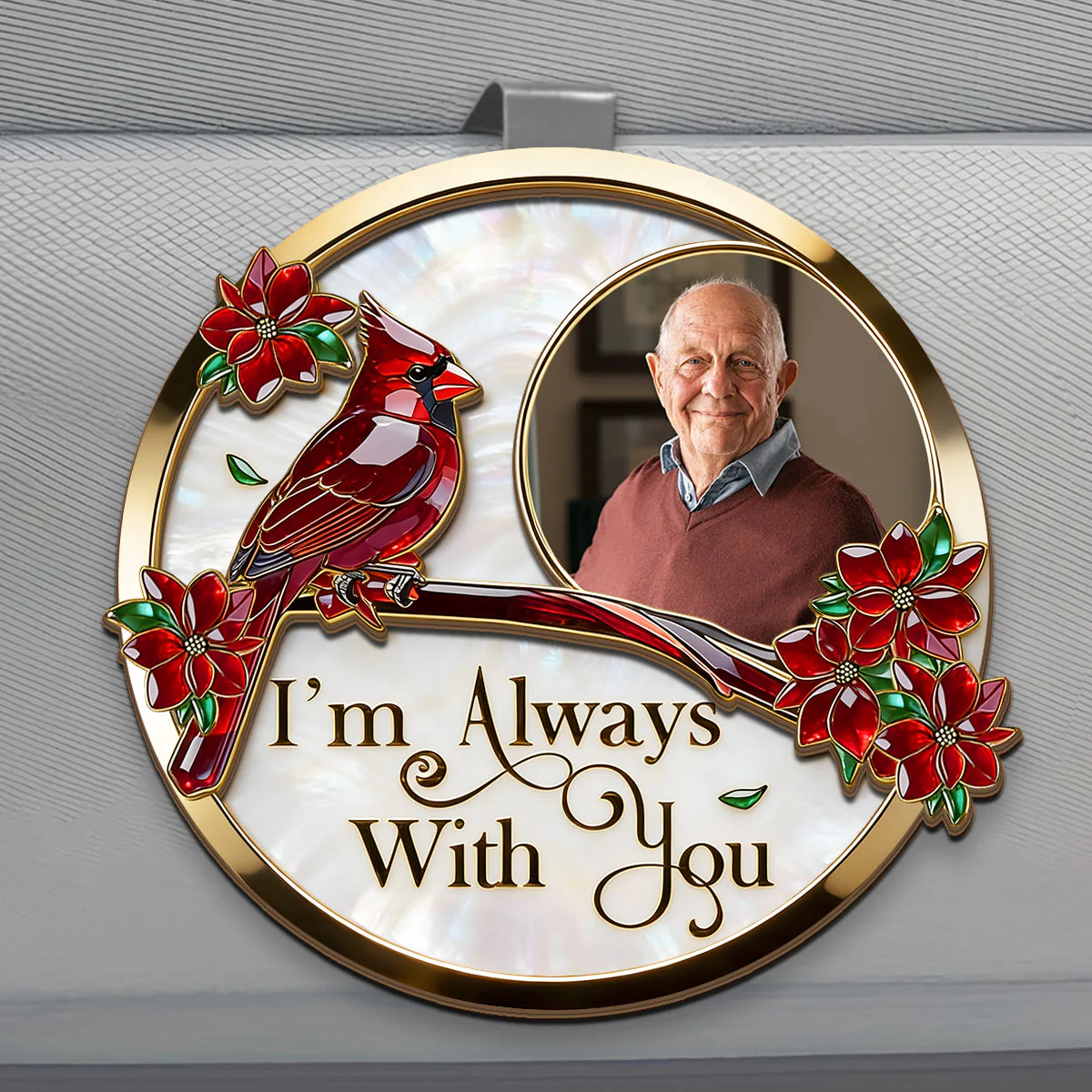 I'm Always With You - Personalized Car Visor Clip