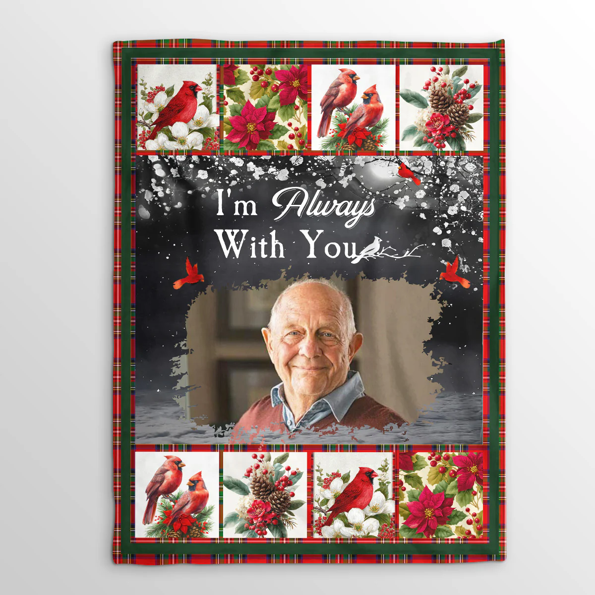 I'm Always With You - Personalized Fleece Blanket - Image 3