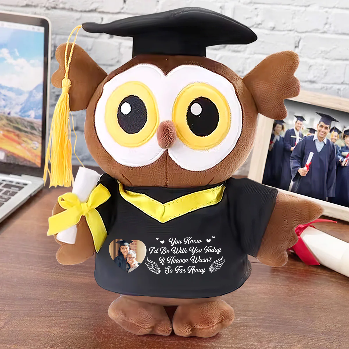 I'm Always With You - Personalized Graduation Owl