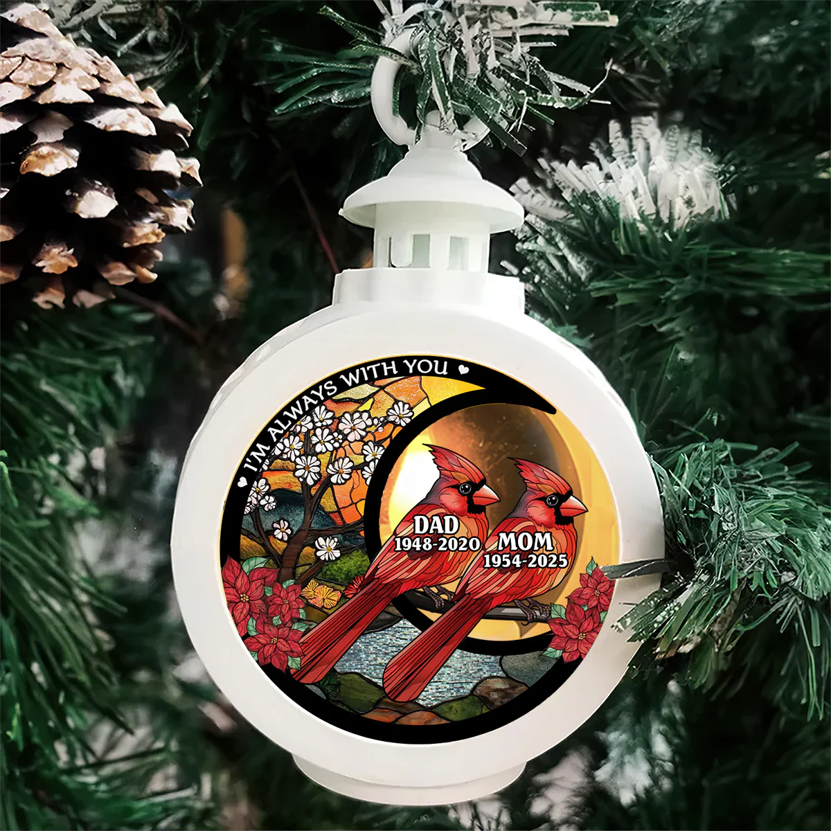 I'm Always With You - Personalized Lantern Night Light - Image 2