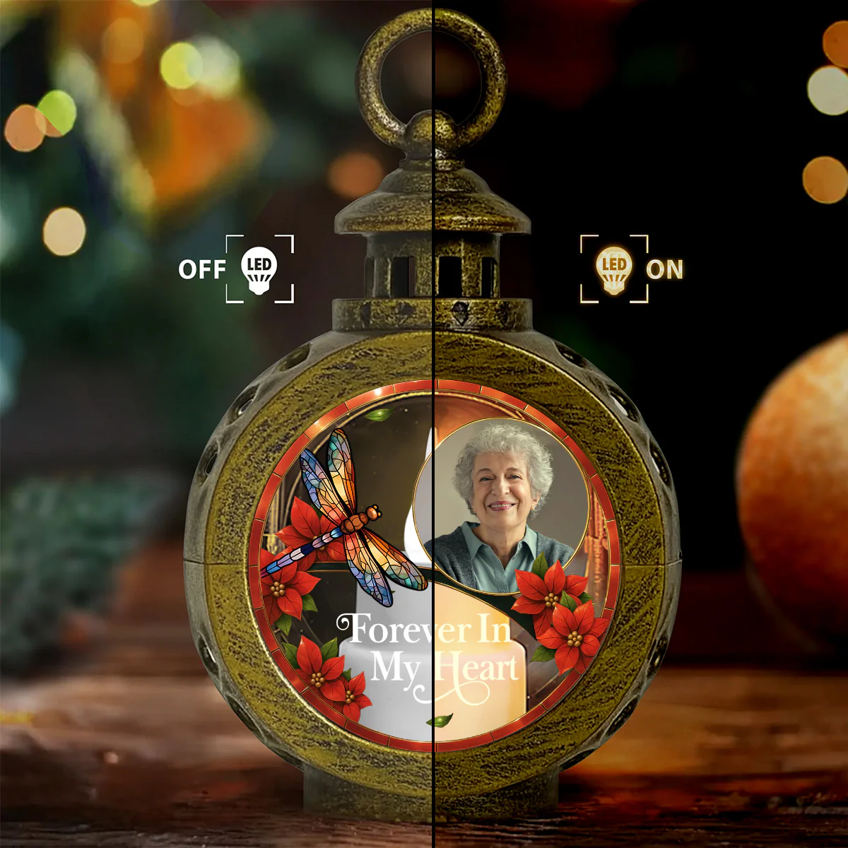 I'm Always With You - Personalized Lantern Night Light - Image 3