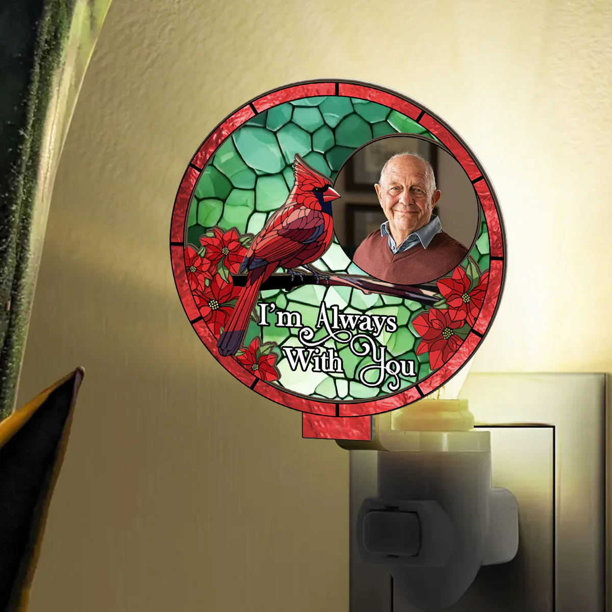 I’m Always With You - Personalized Plug-in Night Light - Image 3
