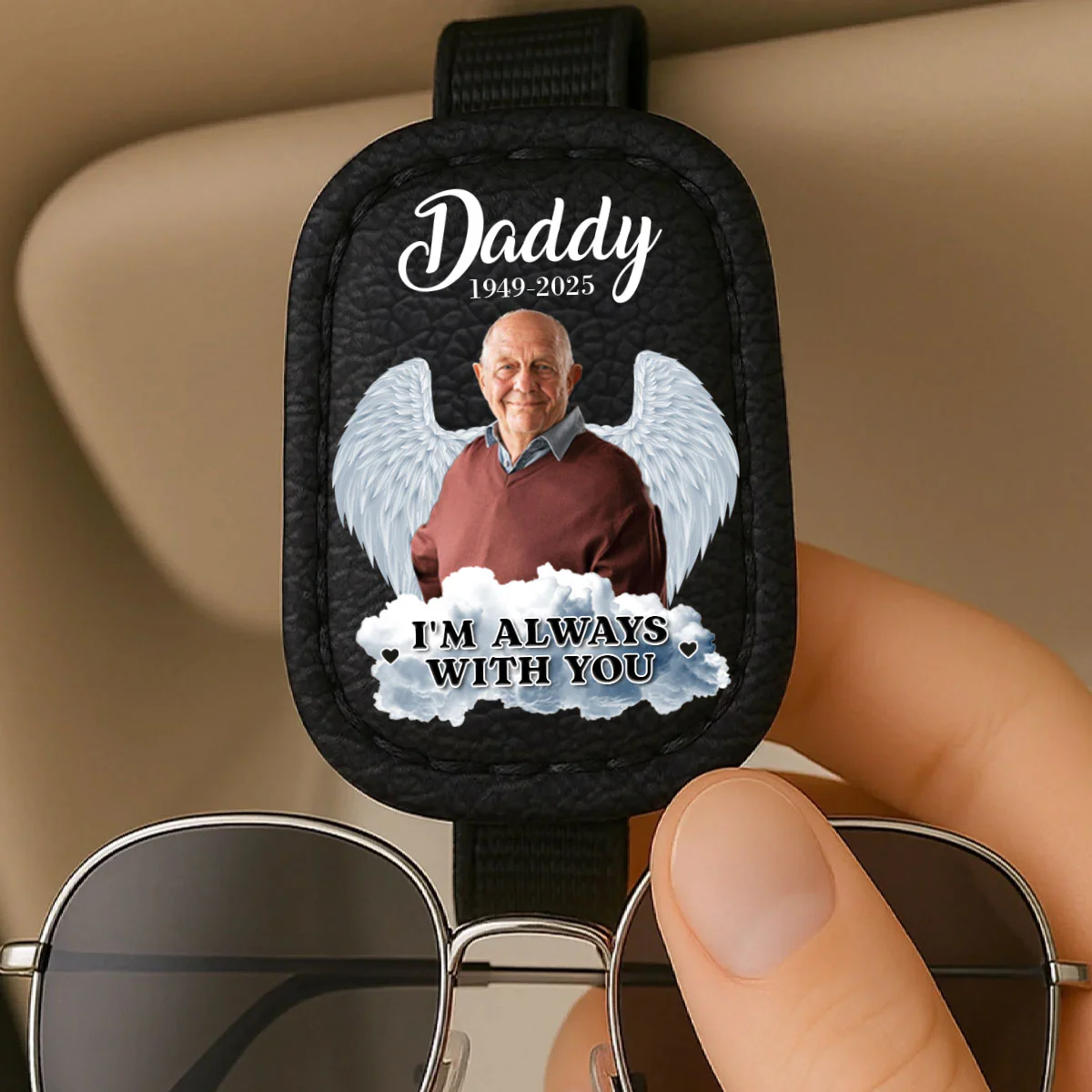 I'm Always With You - Personalized Sunglasses Holder - Image 2