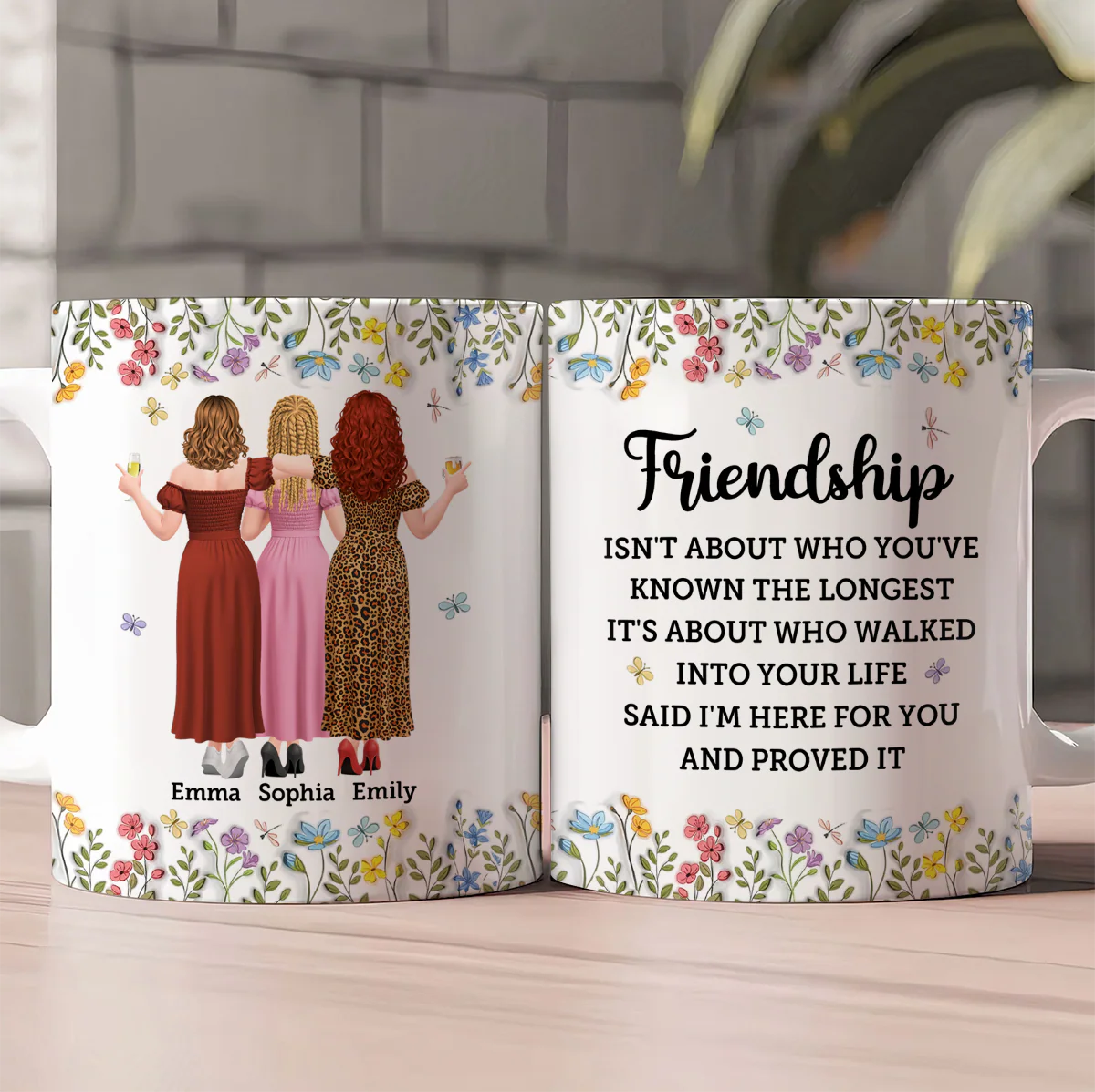 I'm Here For You - Personalized Ceramic Coffee Mug