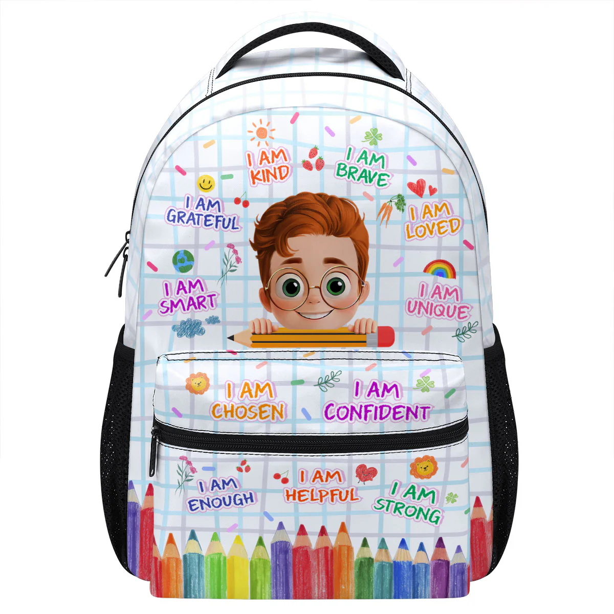 I'm Kind I'm Smart - Personalized Backpack - Image 10