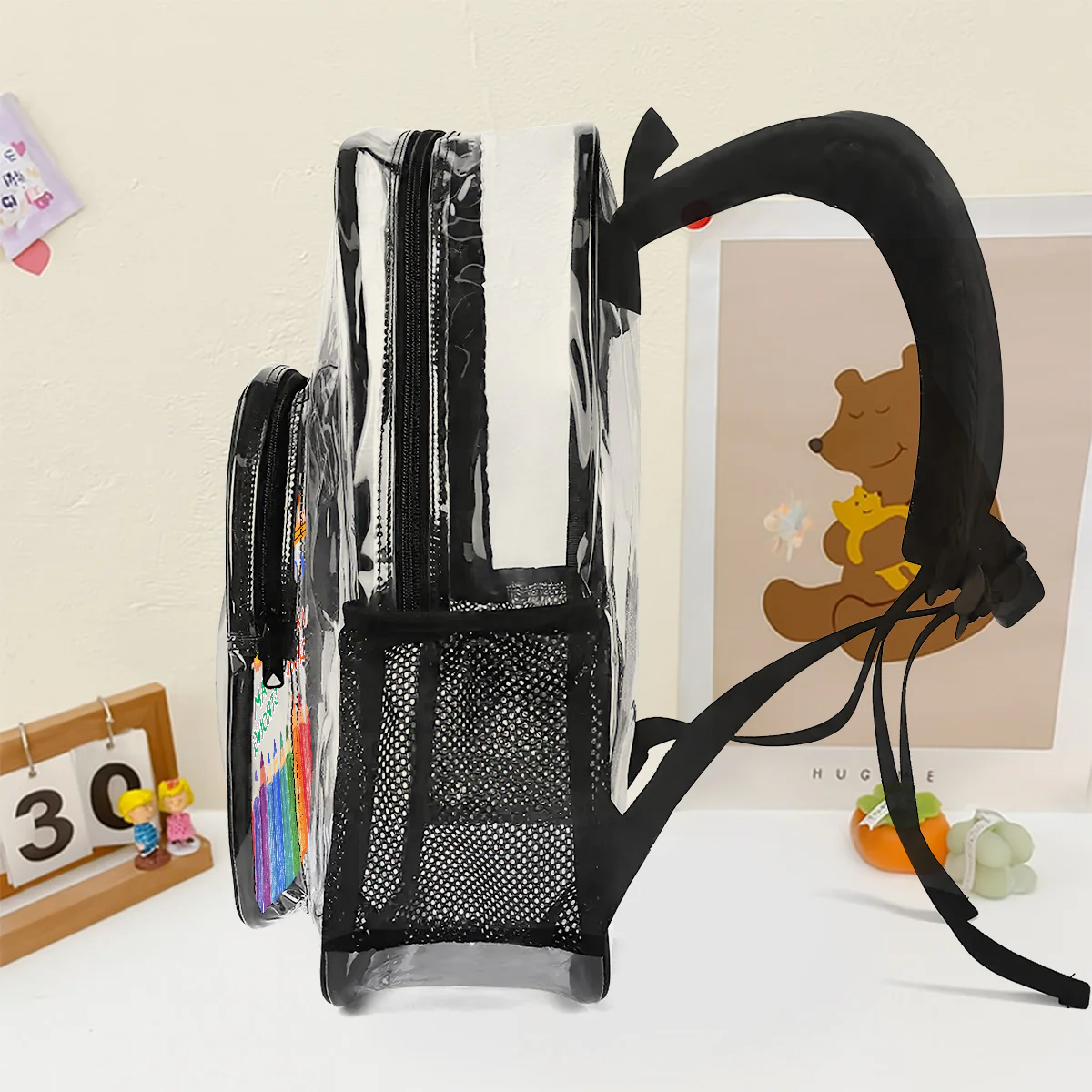 I'm Kind I'm Smart - Personalized Clear Backpack - Image 5